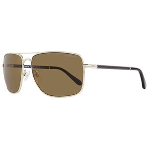 Corsa Rectangular Sunglasses Enzo C01 Light Gold/Carbon Fiber Polarized